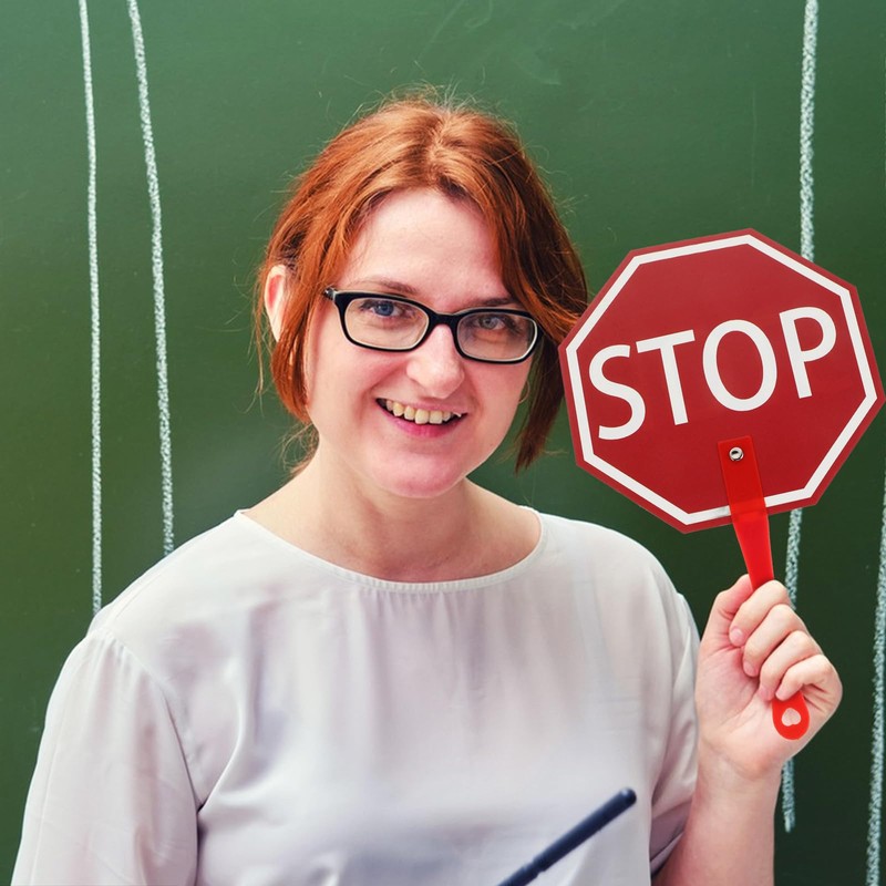 VICASKY Large Quantity Supplies For The Classroom Hand Stop Sign