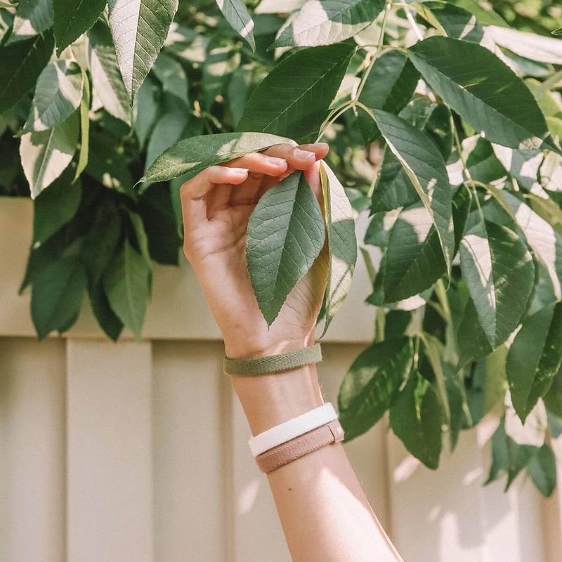 Kooshoo Plastic-Free Flat Hair Ties - Classic, 5 Pack