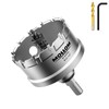 Mollom (2-1/2''|64mm) Heavy Duty Carbide Hole Saw with 2 Pilot