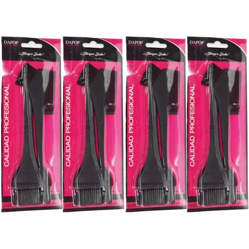 Dapop Set De 3 Brochas Profesionales Para Aplicar Tinte 4