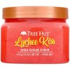 Exfoliante corporal Lychee Kiss Shea Sugar Scrub Tree Hut 510g
