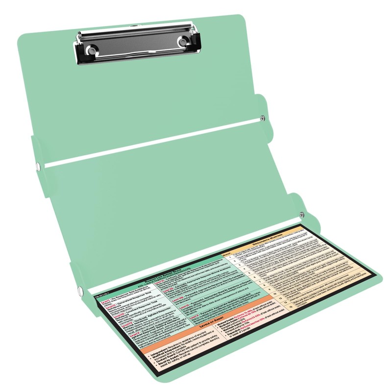 Whitecoat Clipboard® Trifold - Occupational Therapy Edition (Mint, Trifold)