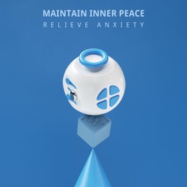 Fidget Toys Fidget Blocks Fidget Pads Stress Fidget Block Twisty Fidget Toy Cube Anxiety Toy Infinite Cube for Adult (Blue)