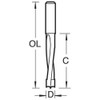 Trend - Dowel drill 6mm x 35mm cut - C175X8MMTC