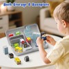 SKFKSHF City-Themed Magnetic Building Blocks - Portable & Travel-Friendly Set