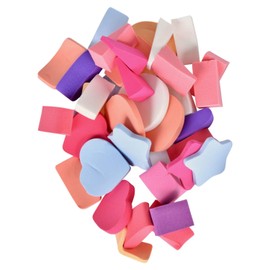 REVELÃ 36 Pcs Makeup Sponge Set Blender Beauty Foundation Blending Sponge, Flawless for Liquid, Cream, and Powder, Multi-colored Makeup Sponges