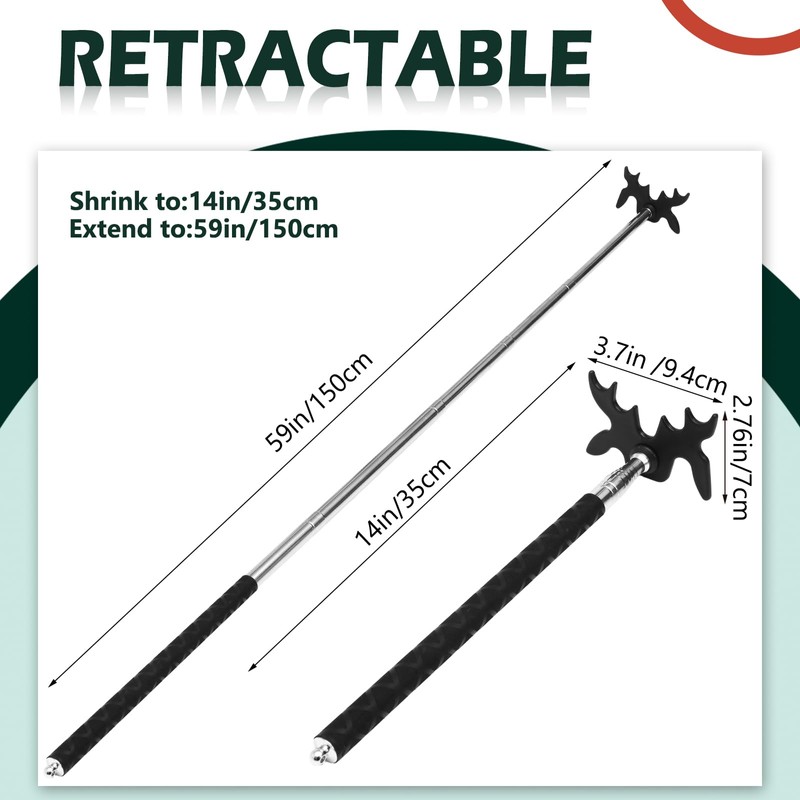 Skylety Retractable Billiard Cue Stick Bridge with Bridge Head, Snooker