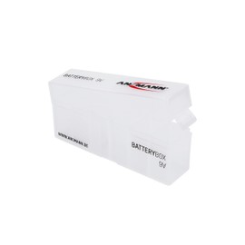 ANSMANN Battery Case for 6x 9V Rechargeable Batteries - Batterybox Storage Case for Transport & Protection (1-Pack)