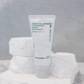 Innisfree Green Tea Hyaluronic Acid Moisture Sun Serum 50ml (SPF50+)(S / 이니스프리 그린티 히알루론산 수분 선세럼 50ml (SPF50+)(S