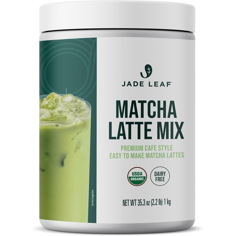 Jade Leaf Matcha Latte Mix Sabor Vainilla, Rinde 15 Porciones,