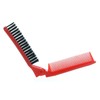 Folding Compact Travel Pocket HAIR BRUSH/COMB, 1 Red 1 White