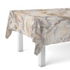 Martina Home Oilcloth Tablecloth GENIL Gold 180 x 140 cm