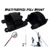 Anglers 3D Outpost Transducer Pole, Net , And Push Pole