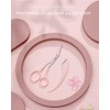 Eyebrow Scissors with Comb,Eyebrow Scissors,Eyebrow Trimmer Tool,Eyebrow with Comb for