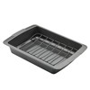 Farberware Bakeware Nonstick Roasting Pan/Roaster with U-Rack, 14.75 Inch x