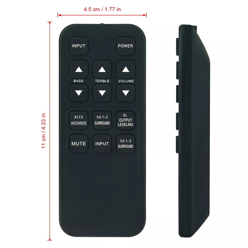 For Zvox New Replace Remote for ZVOX Omni Platinum 570