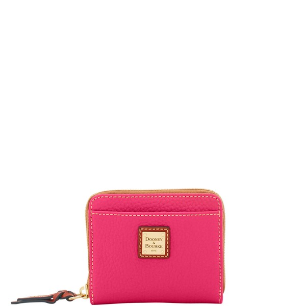 Dooney & Bourke Wallet, Pebble Grain Small Zip Around Wallet