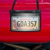 License Plate Holder with Hanging Strap - Durable Test Drive