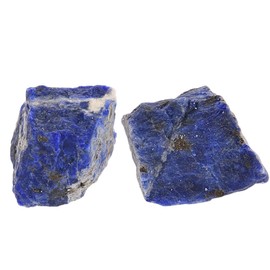 Sodalite Raw Crystals Rough Gemstones with Authenticity Card, Velvet Pouch Raw Stones for Tumbling, Cabbing, Polishing, Cutting Natural Healing Crystals for Home Decor, DIY Stones