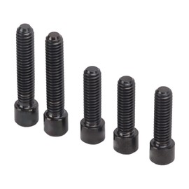 Front Rear Derailleur Screw, M4 3Pcs 13 5 2Pcs 20mmCage Screws Alloy for DIY(Black)