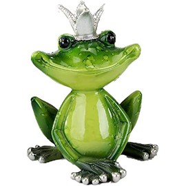 Decorative Frog King with Crown