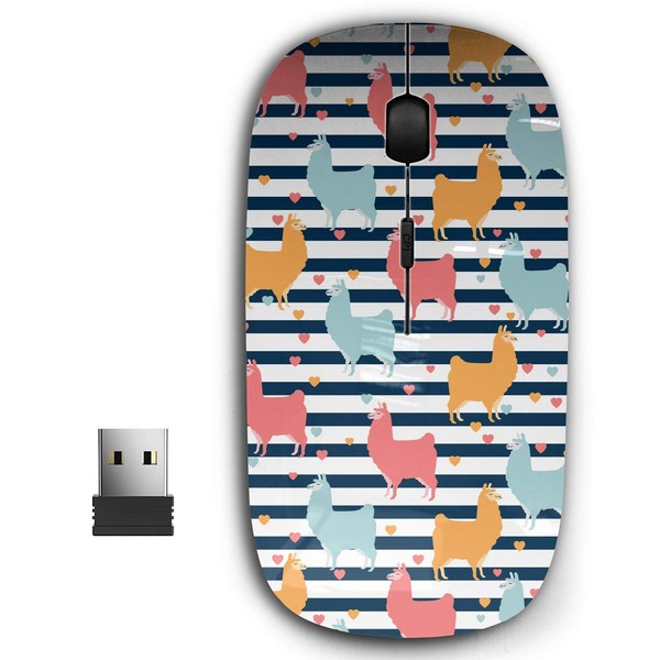 KAWAMOUSE 2.4G Ergonomic Portable USB Wireless Mouse for PC, Laptop,