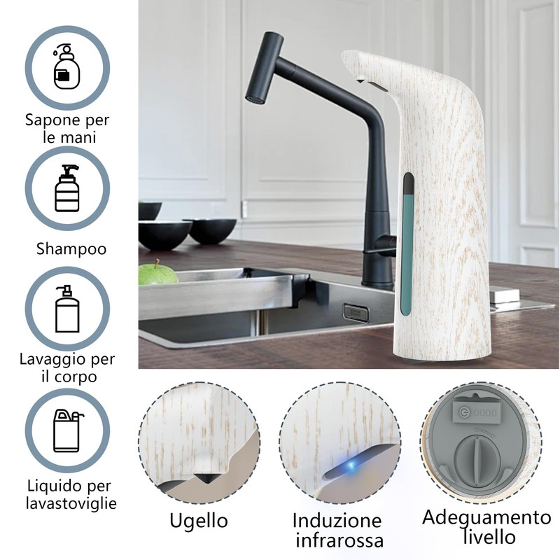 Automatic Soap Dispenser 400 ml, Automatic Soap Dispenser without Contact,