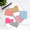 Lurrose 6-Color Index Tabs 90 Pieces Self-Stick Notes for Organizing