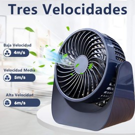 Ventilador de Escritorio, Ventilador usb, Ventilador USB,Ventilador de Piso de Ajuste de 270°,Ventilador de Escritorio Silencioso, Ventilador Personal Portátil, Fan para El Hogar y Oficina,admirador