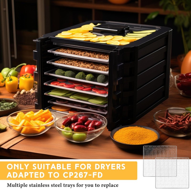 13 x 12 Inches Dehydrator Trays Compatible with CP267-FD Only