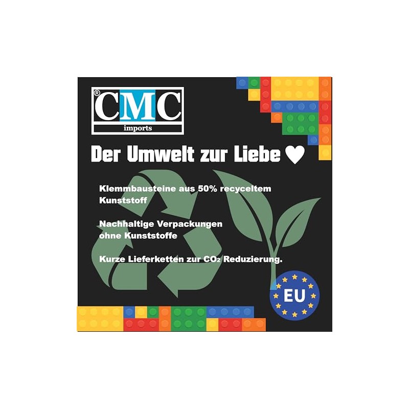 CMC imports 50 Clamping Blocks, Building Blocks, 2 x 4