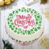Decora 9270978 Merry Christmas Garland Stencil Diameter 25 cm Plastic