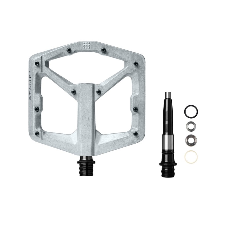 Crank Brothers Flat Pedal for MTB Stamp 2 L Raw