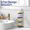 4 Tier Soap Dish for Shower, Wall Mounted Bar Soap