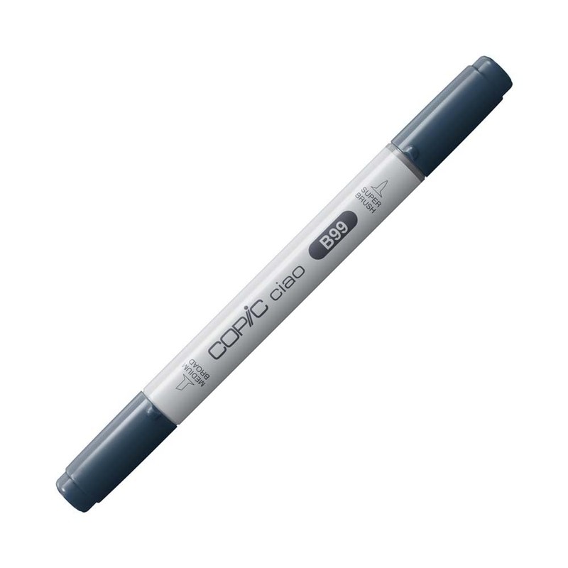 Copic Markers B99 Ciao with Replaceable Nib, Agate
