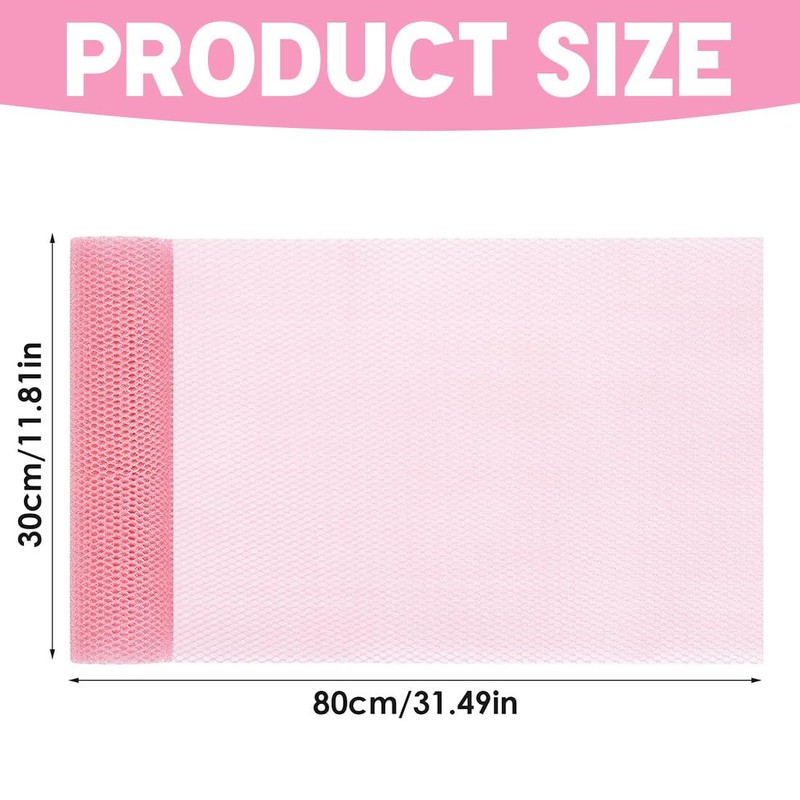 AUEFUDQ Pack of 2 African Mesh Sponge Exfoliating Net African