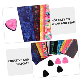 Milisten Guitar Pick Bar Electric Guitar Picks Bass Pick Electric Guitar Accessories 25pcs Guitar Plectrums Guitar Parts Box Guitar Pick Punch Sheets Guitar Plectrums Strips DIY Guitar Pick