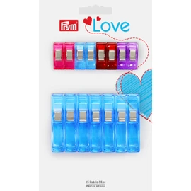 Prym Love Fabric Clips SM & LRG, Multicolor