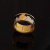 PikaLF Howling Wolf Ring for Men, Norse Viking Wolfscope Ring,