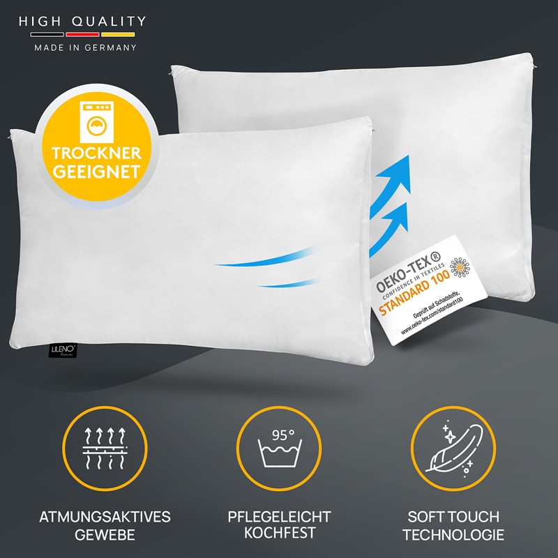 LILENO HOME Microfibre Cushion 30 x 50 cm [Set of