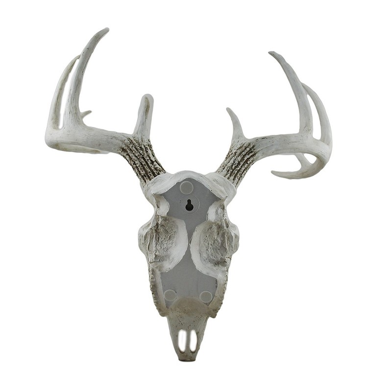 Zeckos Decorative Filigree Design Hanging Deer Skull Statue 17 Inch