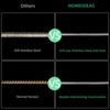 HOMEIDEAS 60 inches Shower Hose, 5 feet Long 304 Stainless