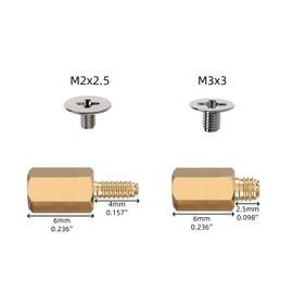 M.2 SSD Screw M.2 SSD Standoff and Screw NVMe M.2 SSD Screw Kit for Gigabyte MSI Motherboards,Mounting Screws for PCle NVMe M.2 SSD