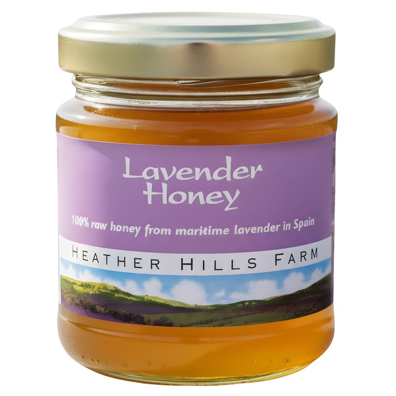 Heather Hills Farm Raw Spanish Lavender Honey 4 Oz (Pack
