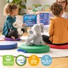 ECR4Kids SoftZone Floor Cushions, Round, Flexible Seating, Assorted, 6-Piece