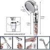 High Pressure Adjustable Rain Ionic Shower Head with 5FT. Hose