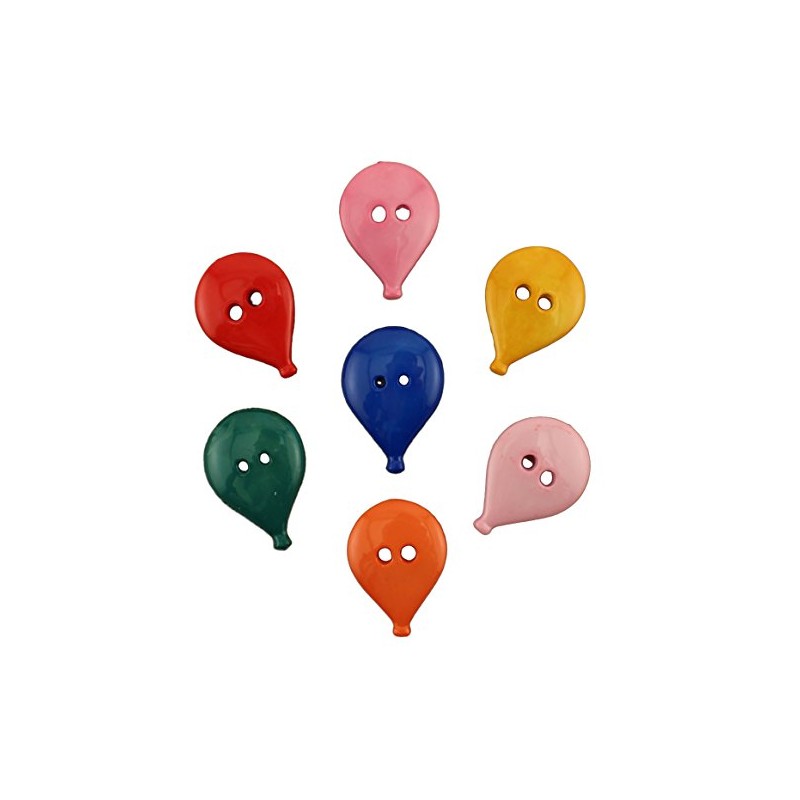 Buttons Galore Craft & Sewing Buttons - Birthday Balloons -