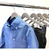 Kids Hangers with Metal Clips Pant Bar 4T-10 (Paloma Grey)