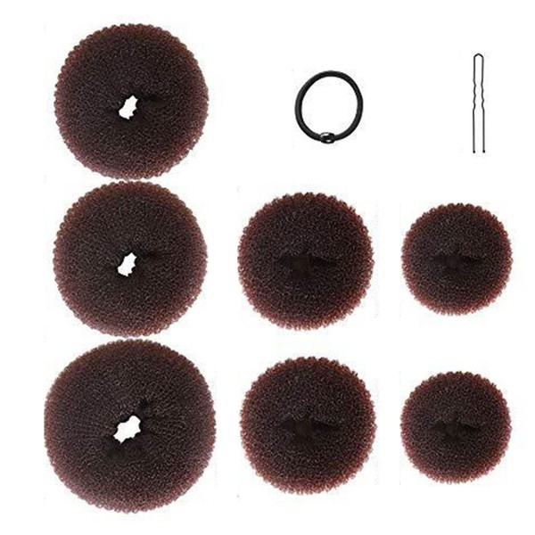 Hair Donut Bun Maker Set, 7 Piezas Hair Bun Donut