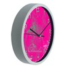 CreaDesign, WU-30-1117-36 Fantasy Pink Wall Clock for Children's Room, Silent